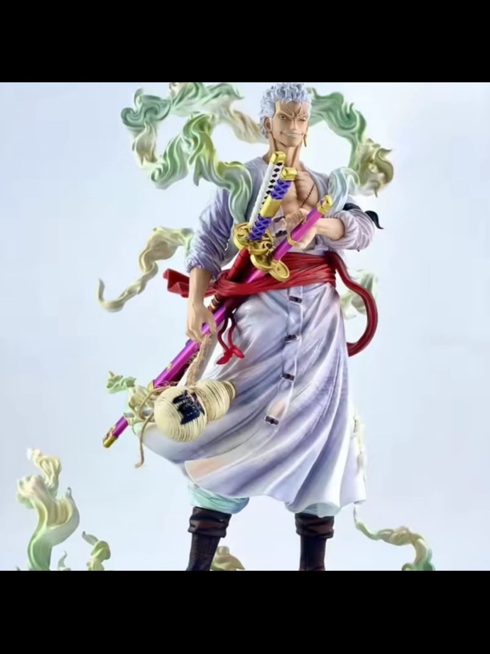 Nika Zoro OnePiece Gk Figure 28cm 2 Head Sculpture Anime Statue GK Collectible